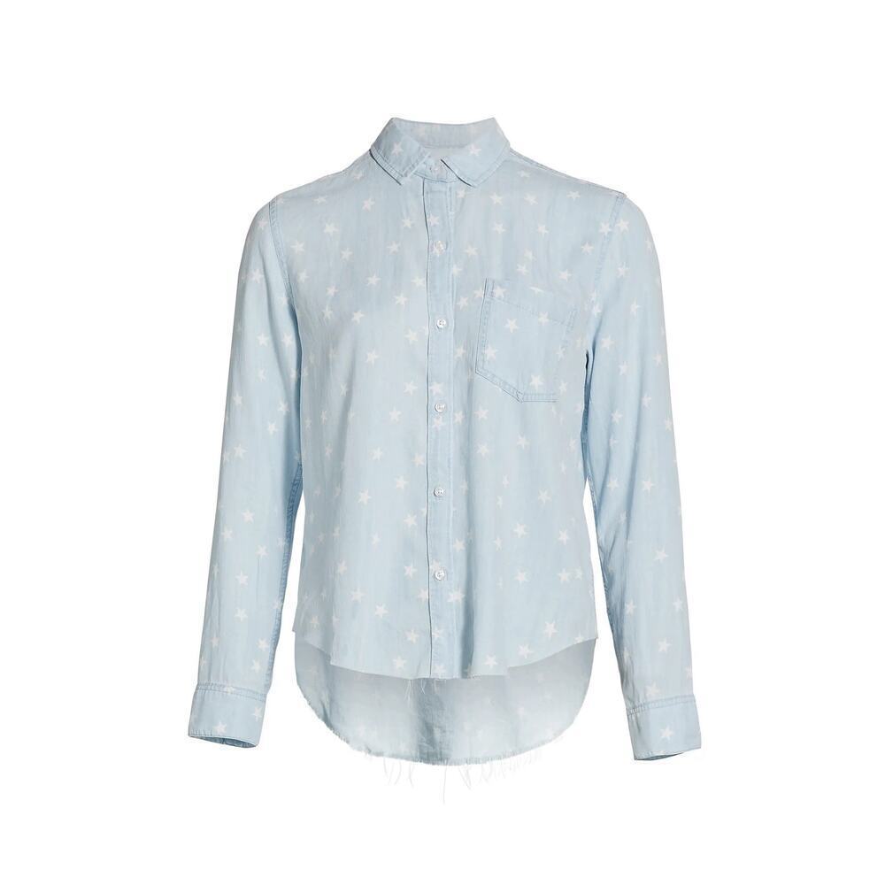 Rails Ingrid Button Down Shirt Top Light Vintage Stars – Size Small – Sold Out - Picture 5 of 16